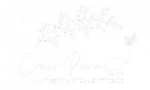 Corinne Pironon connexion essentielle logo blanc